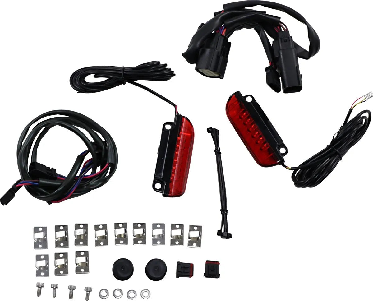 Custom Dynamics Luggage Rack Led Light Bar - Red Lens