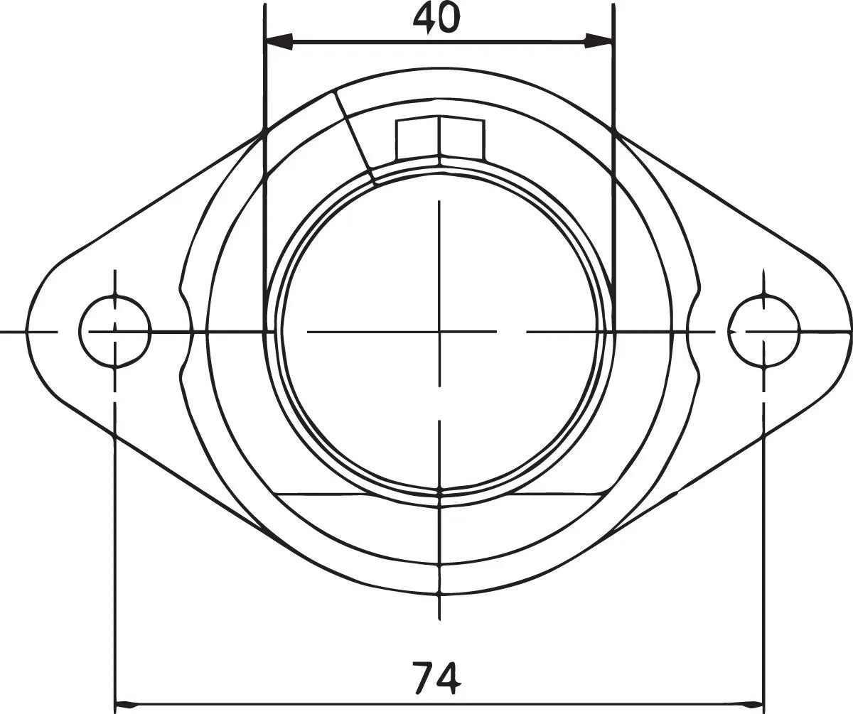 Parts Unlimited Carburetor Mounting Flange