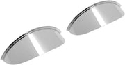 Drag Specialties Spotlight Visors - Chrome, 4.5"