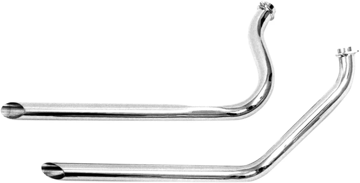 Paughco 1-3/4" Slash-cut Drag Pipes For Shovelhead Fl