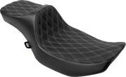 2-Up Drag Specialties Extended Reach Predator Iii Seat - For Harley Davidson