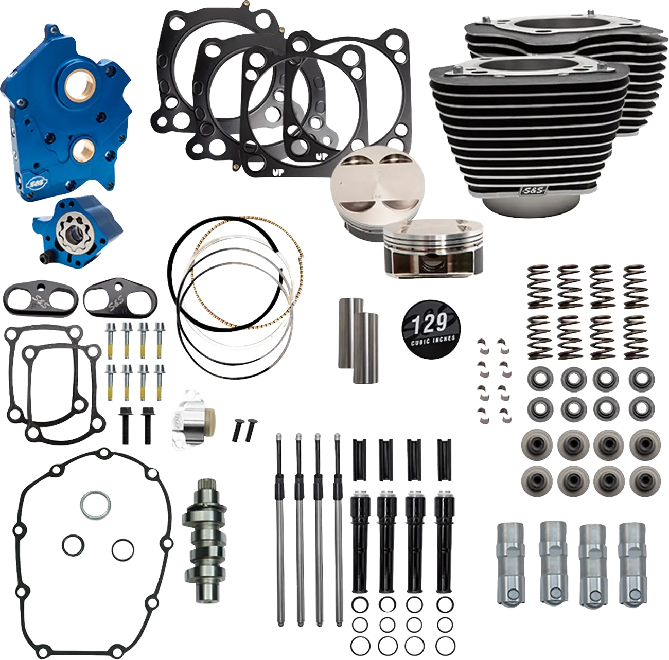 S&S Cycle 129" Power Package Big Bore Kit for M8
