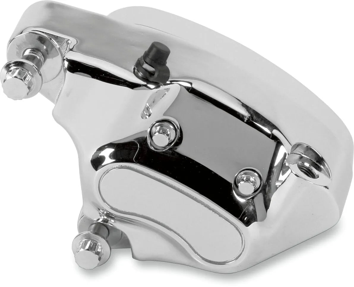 Drag Specialties Chrome 4-piston Brake Caliper Front Left