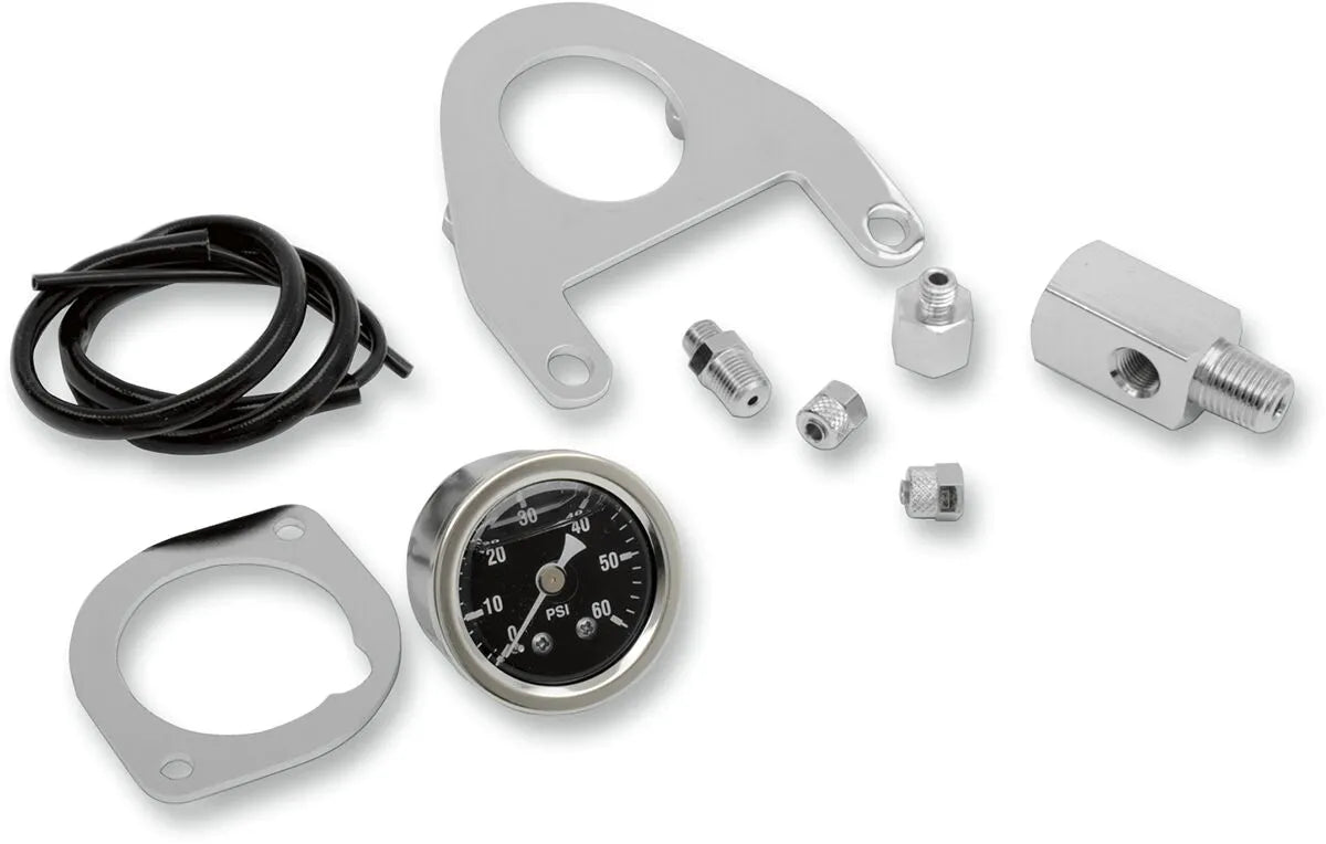 Drag Specialties Oil Pressure Gauge Kit 60 Psi