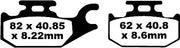 Ebc Tt Sport Carbon Fusion Brake Pads - Front