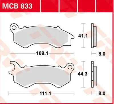 Trw Ec Series Ceramic Brake Pads