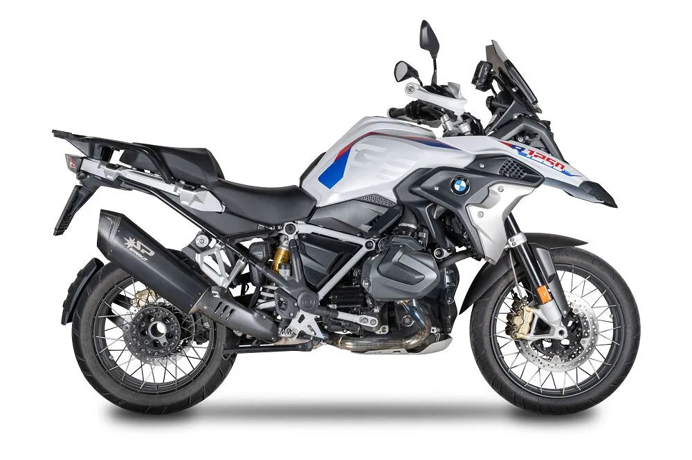 Spark Fighter Evo Slip-on Muffler With Carbon Fiber End Cap - ECE Street Legal Approved