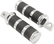 Performance Machine Xls Foot Pegs - Black/chrome