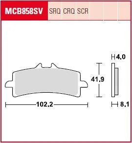 Trw Crq Series Carbon Race Brake Pads For Sport Motorcycles