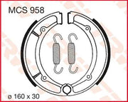 Trw Organic Brake Shoes - Enhanced Performance - Rear
