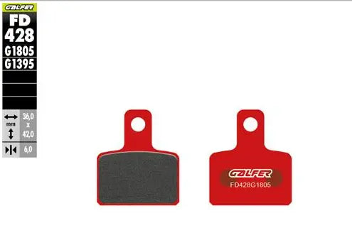 Galfer Semi-metallic Brake Pads For Oem Replacement - Rear