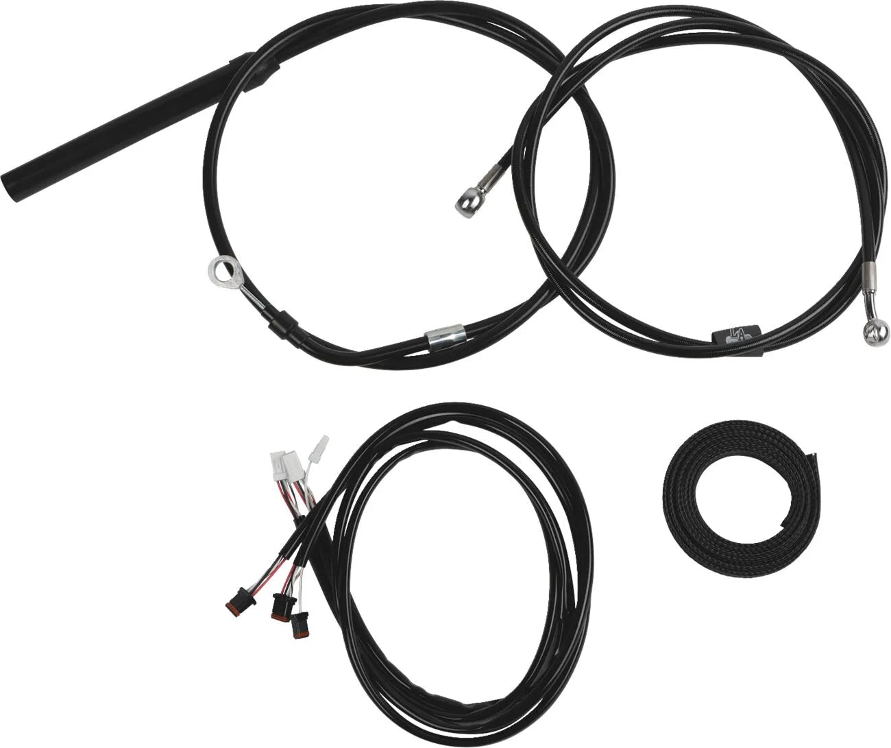 La Choppers Complete Cable Kit for 12-14 inch Handlebars