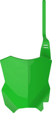 Polisport Green Front Number Plate