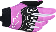 Alpinestars Stella Full Bore V2 Women's Mx Gloves - Black/White/Violet