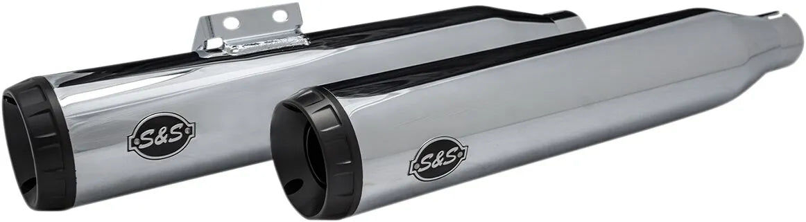 S&s Cycle Grand National Slip-on Mufflers Chrome