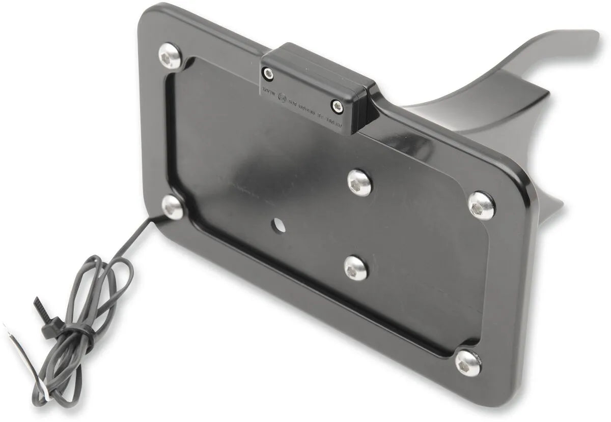 Accutronix Side-mount License Plate With Led Light