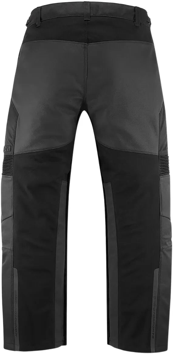 Icon Contra2™ Leather Motorcycle Overpants - Black