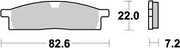 Moto-master Nitro Brake Pads Sintered Metal - Front