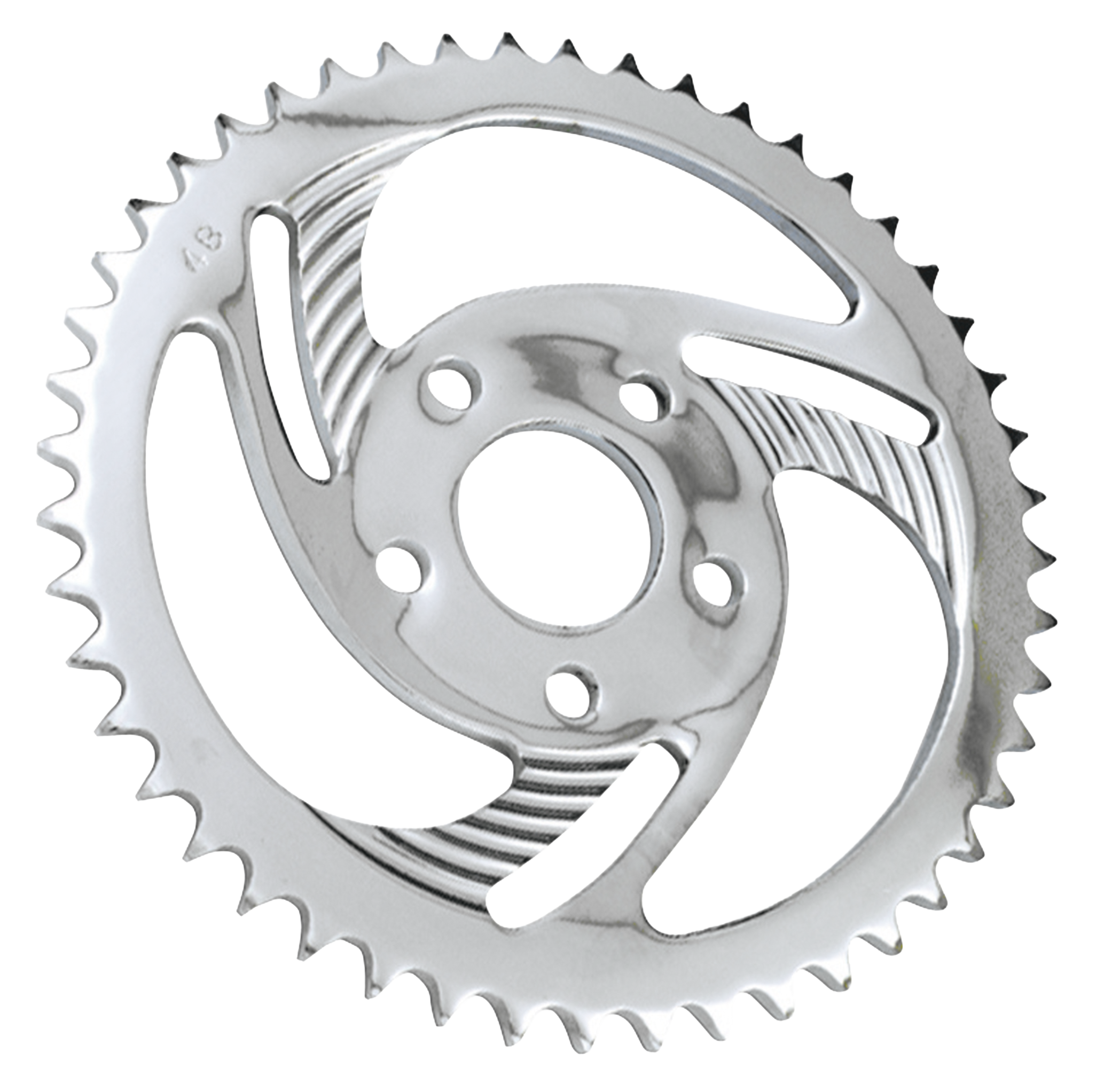 Zodiac "swirled" Rear Sprockets with Chrome Finish – Final Drive
