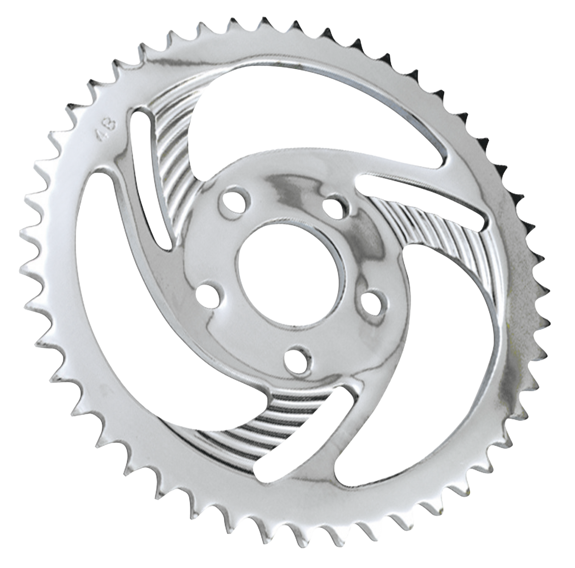 Zodiac "swirled" Rear Sprockets with Chrome Finish – Final Drive