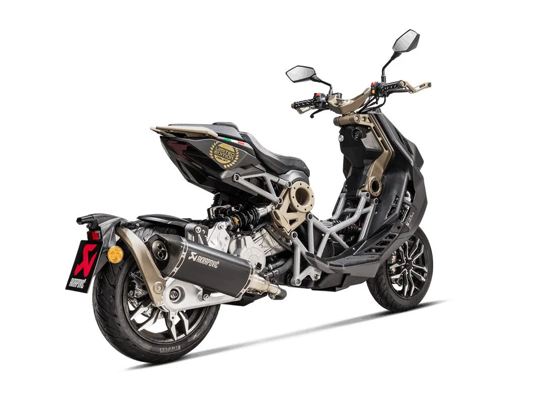 Akrapovic Slip-on Line Muffler For Scooters - ECE Street Legal Approved