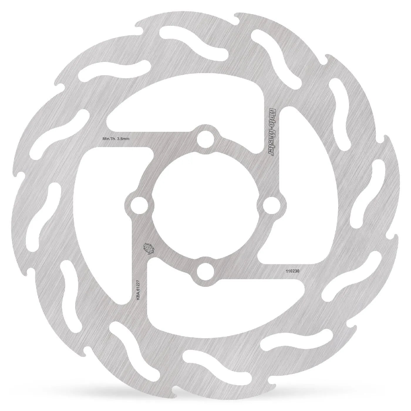 Moto-master Flame Series Brake Rotor For Motorcycles - Rear
