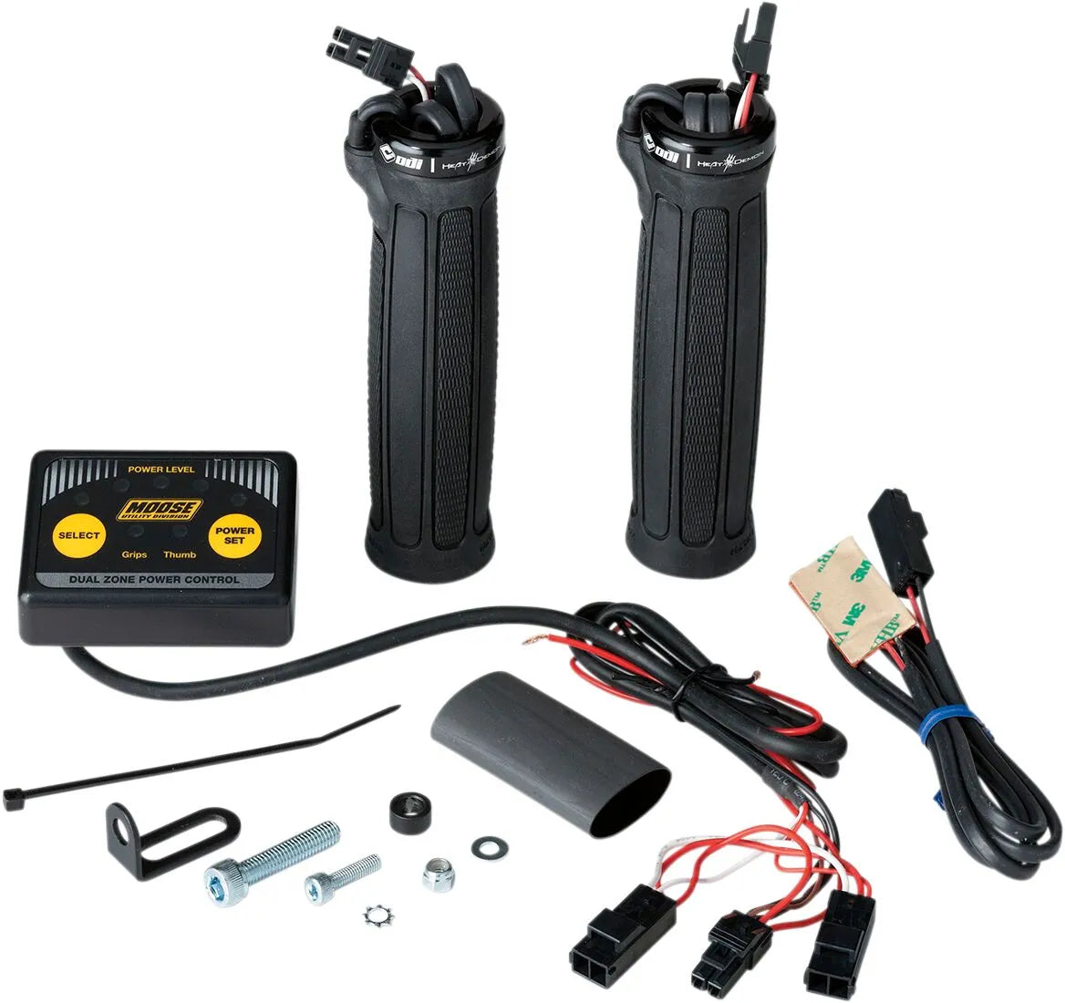 Moose Offroad Heated Atv Grips - Dual Zone