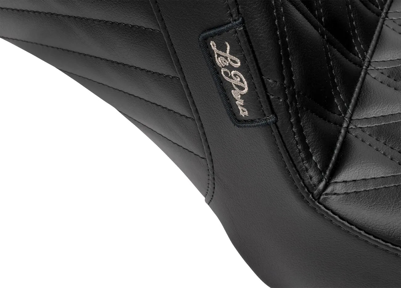 Le Pera Kickflip Seat - Black Vinyl - For Harley Davidson