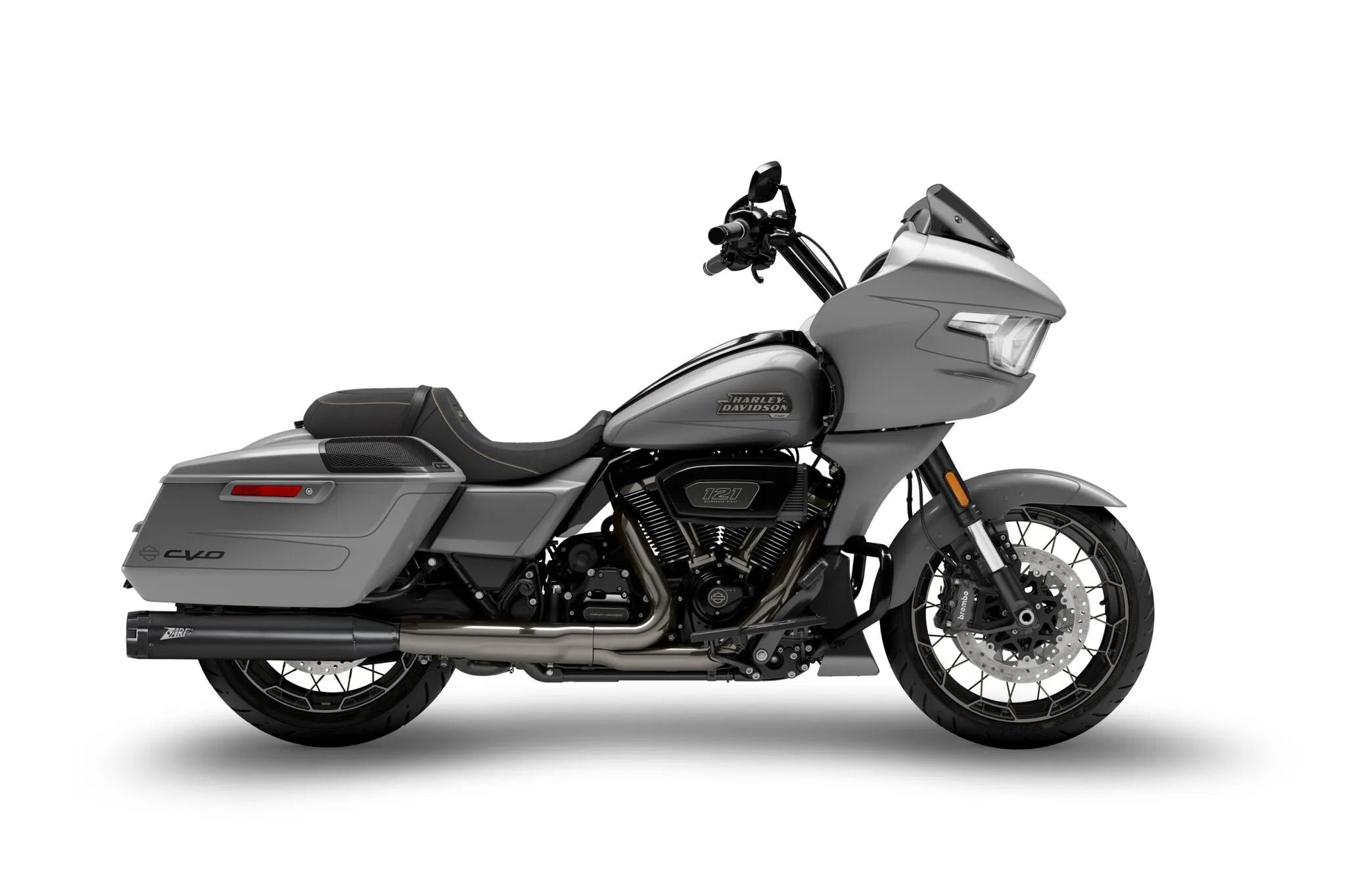Zard 4.5" Slip-on Mufflers For Harley-davidson Touring - ECE Street Legal Approved