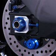 Pro Bolt Aluminum Swingarm Spools M8 Blue