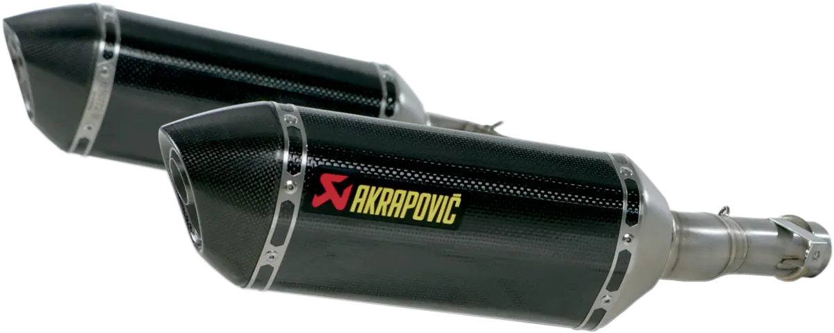Akrapovic Slip-on Line Muffler For Street Bikes - ECE Street Legal Approved