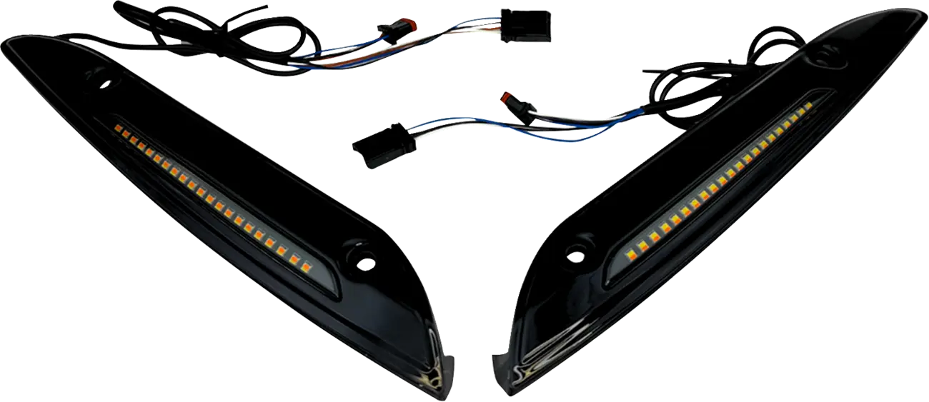 Custom Dynamics Genesis 4 Led Road Glide Windshield Trim