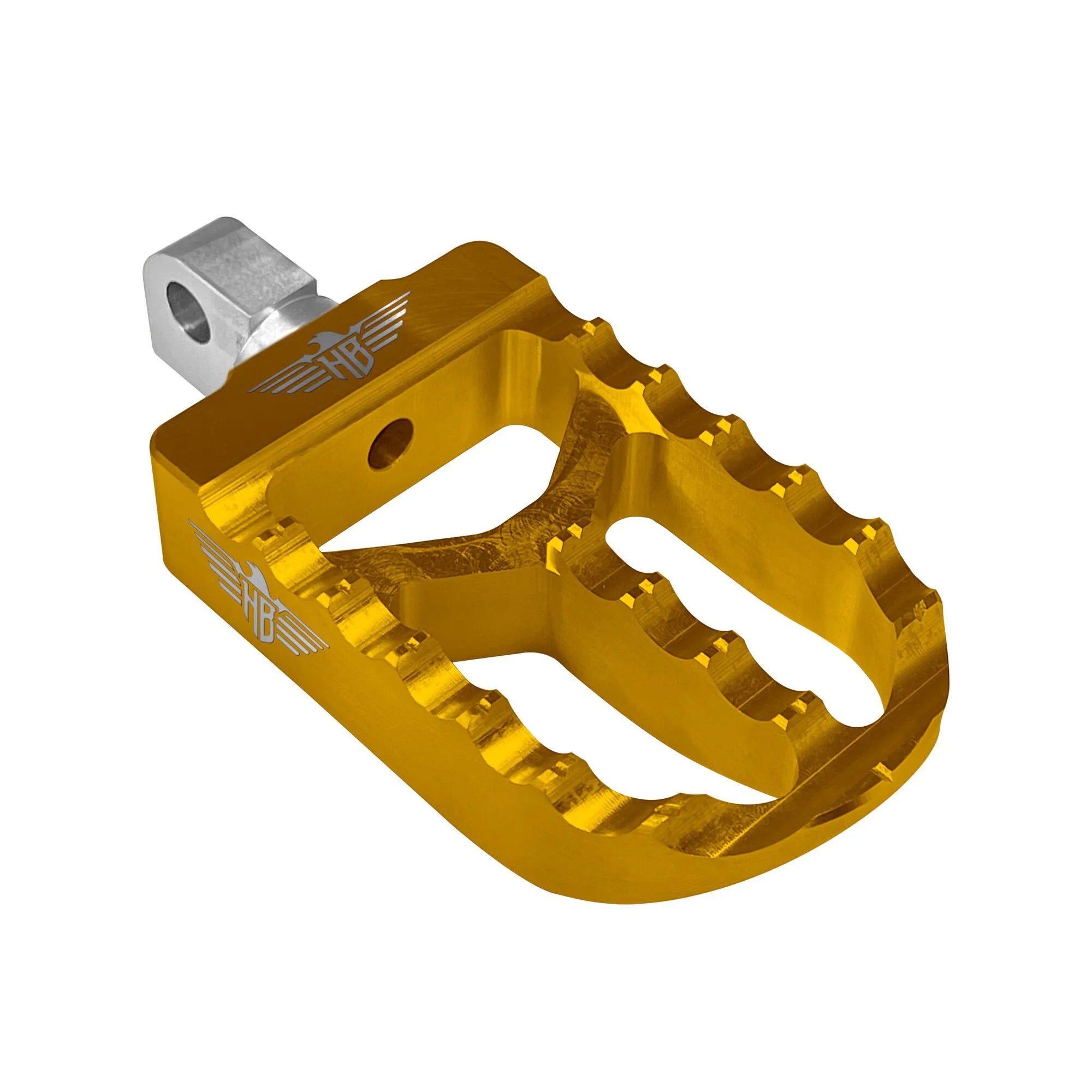 Heinz Bikes Adjustable Foot Pegs For Harley - Gold