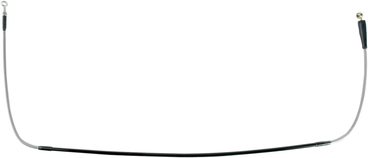 Moose Offroad Stainless Steel Braided Brake Line Front