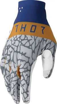 Thor Sportmode Bravo Gloves - Gray/Navy/White/Copper