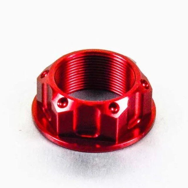 Pro Bolt Aluminium Top Yoke Nut - Red