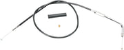 DRAG SPECIALTIES Black Vinyl Throttle Cable 32-1/2" Housing