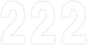 Factory Effex Pro Numbers Plate Graphic - 5" White Vinyl