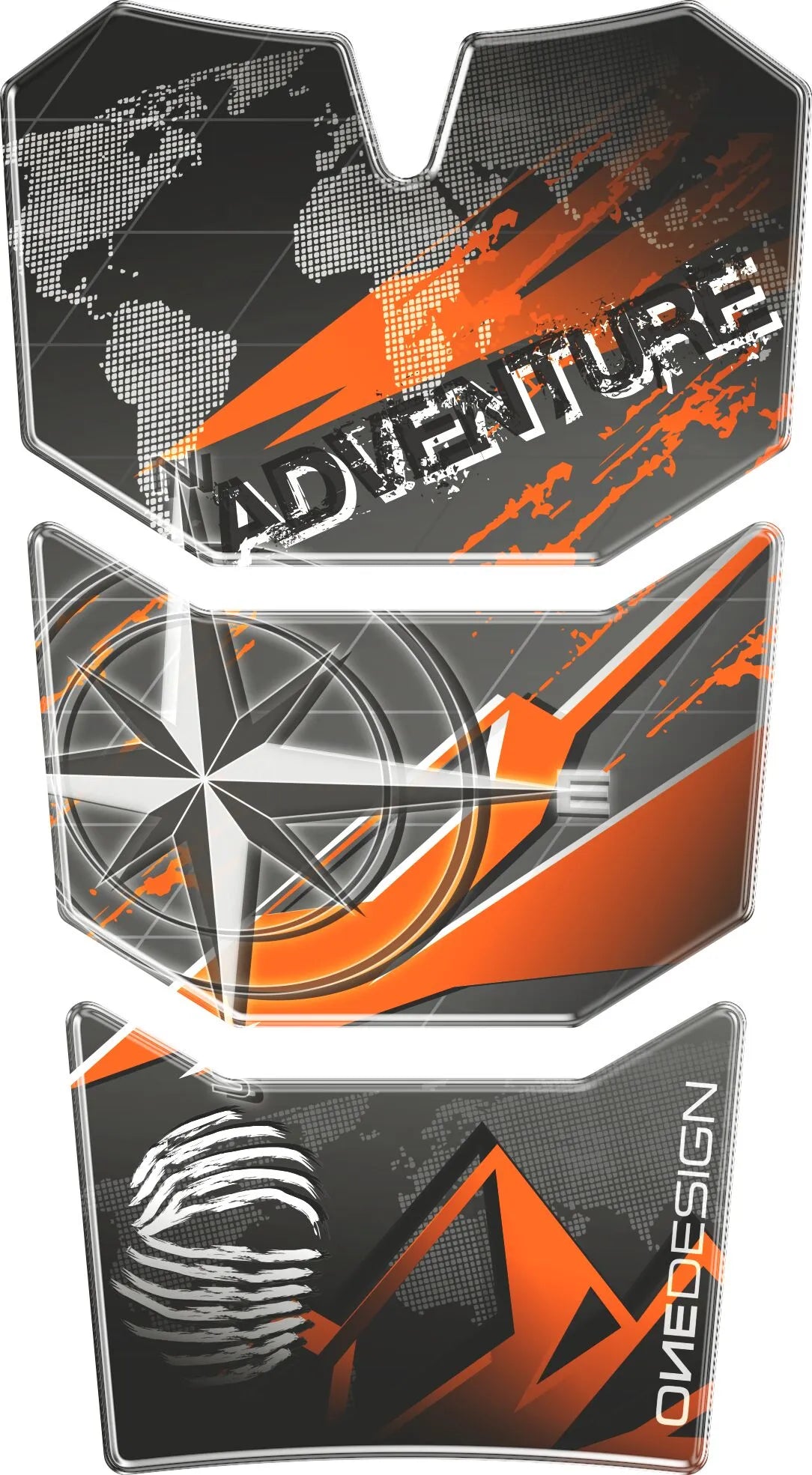 Onedesign Resin/soft Touch Tank Pad For Bmw