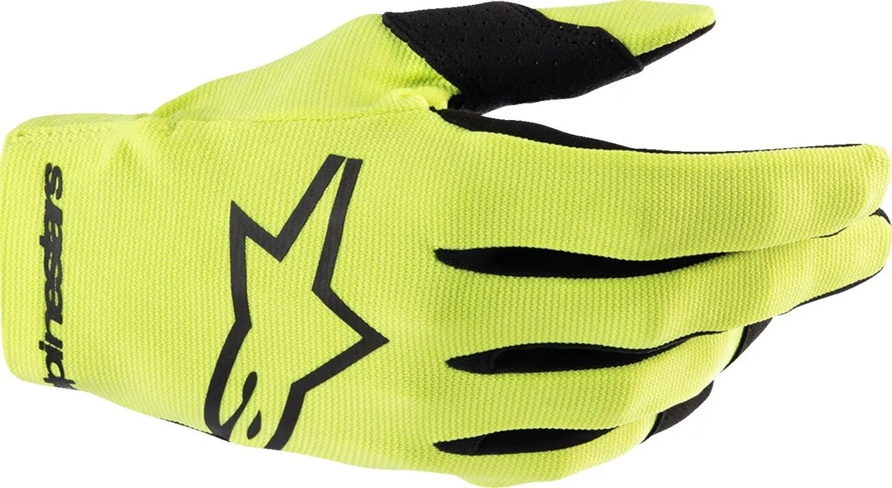 Alpinestars Youth Radar Gloves - Black/Fluorescent Yellow
