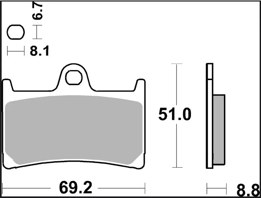 Brembo Xs Sintered Brake Pads For Maxiscooters
