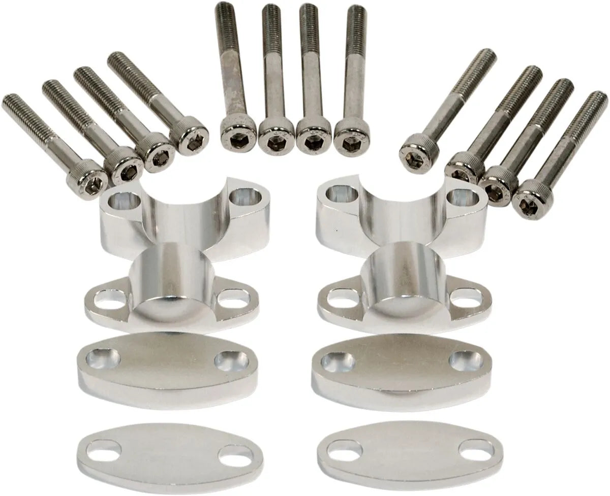 Emgo Aluminum Handlebar Riser Kit - 28.6mm