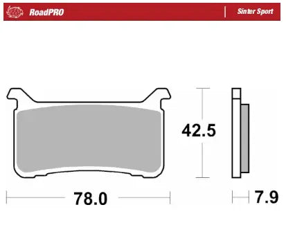 Moto-Master RoadPro Sinter Sport Front Brake Pads