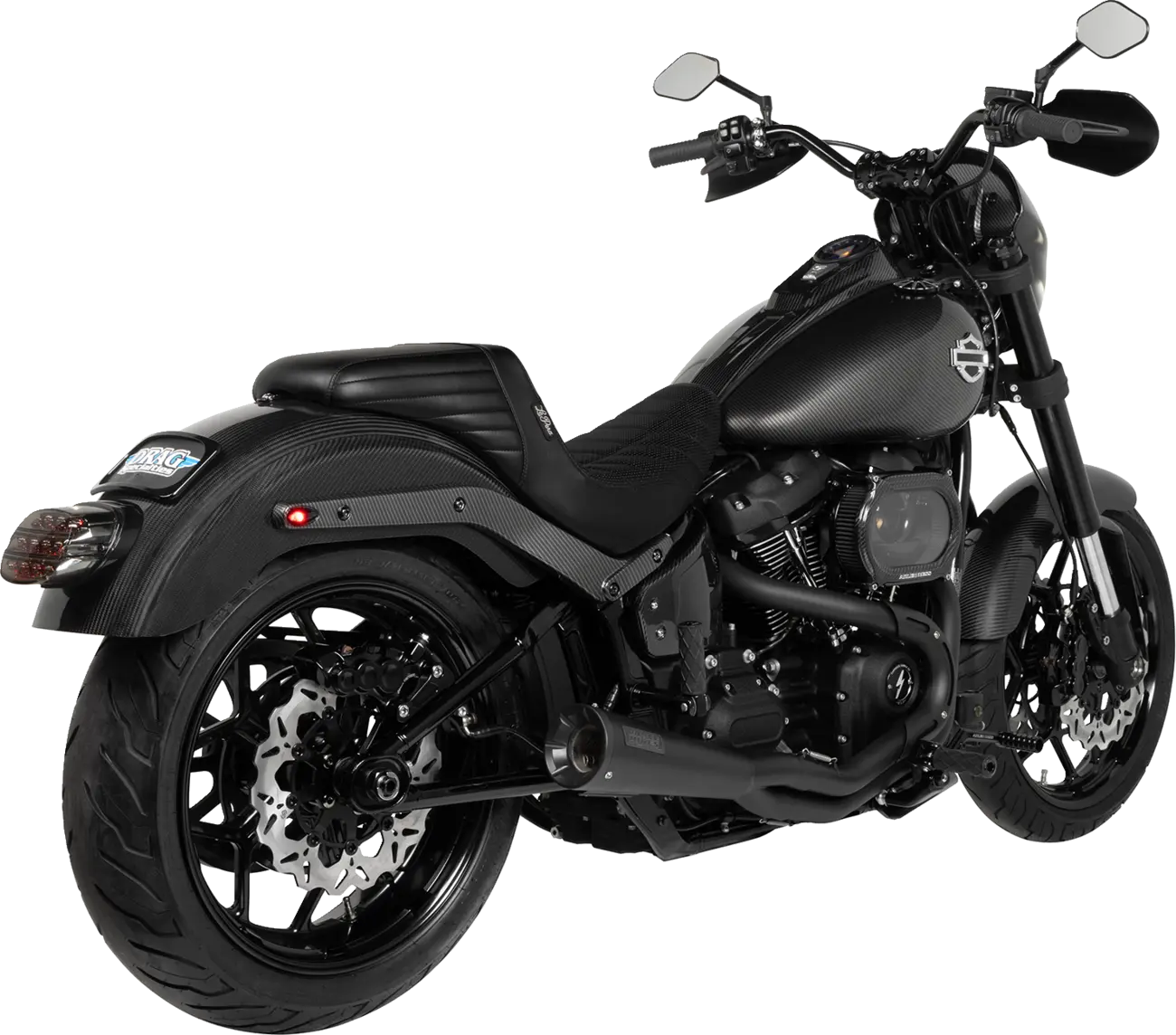 Saddlemen Carbon Fiber Dash Panel for M8 Softail