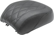 Mustang Wide Tripper Rear Seat - 12 Inch - For Harley Davidson