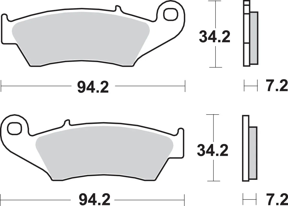 Sbs Si Offroad Sintered Brake Pads (Set Of 2) - Front