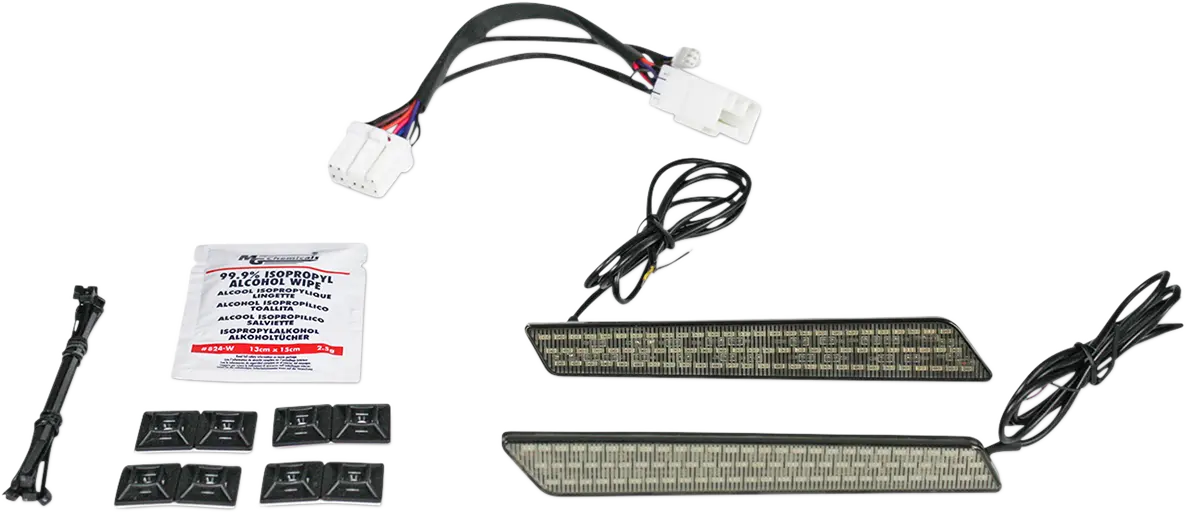 Custom Dynamics Saddlebag Latch Lights - Smoke