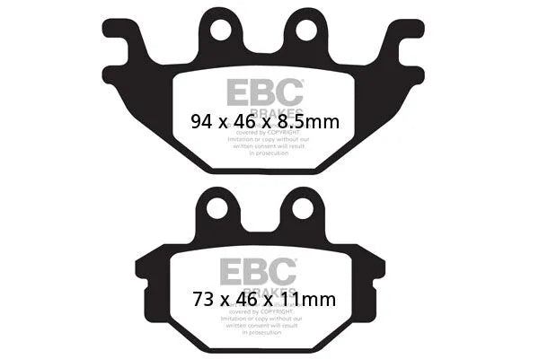 Ebc Fa-hh Series Sintered Brake Pads - Rear