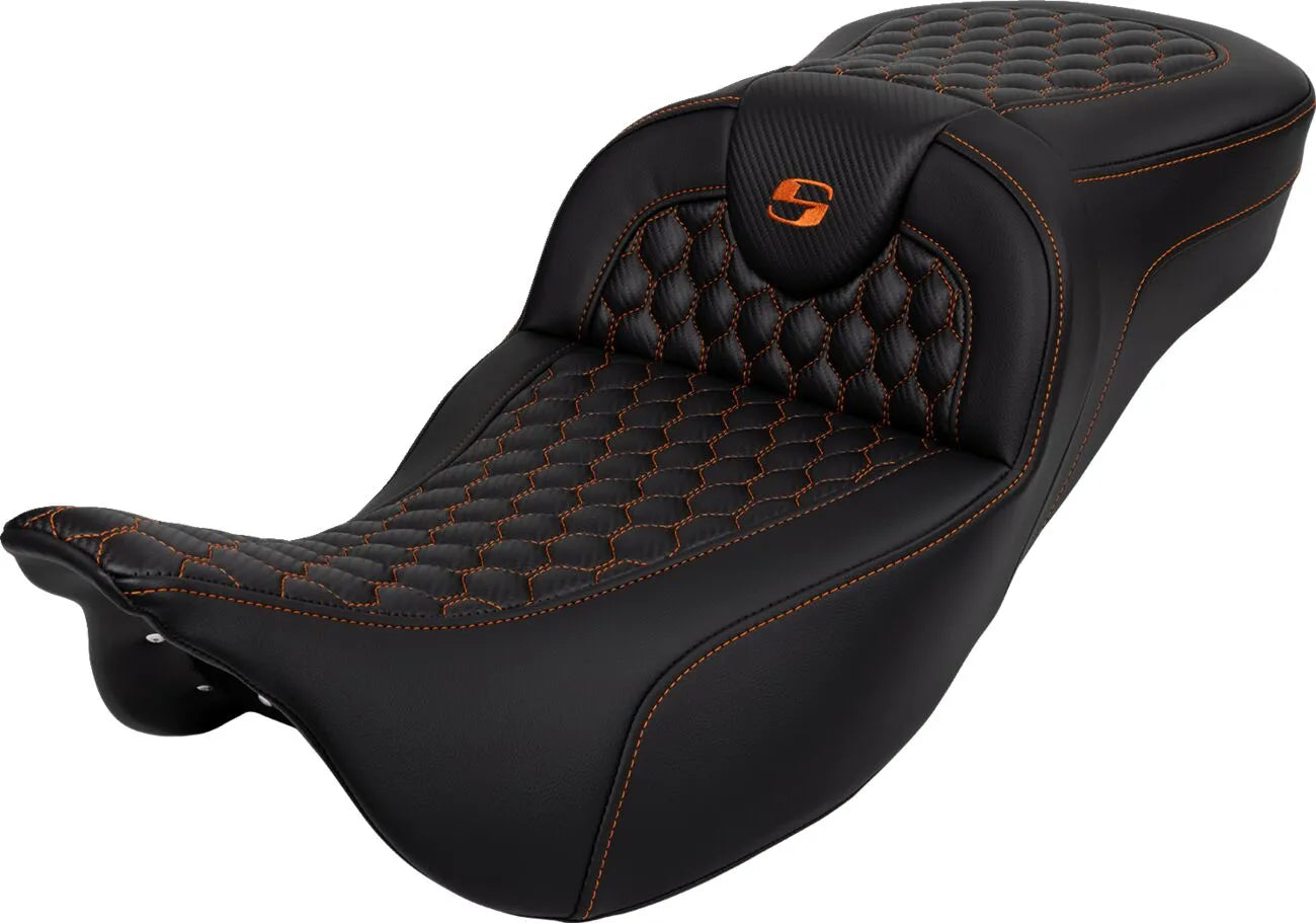 Saddlemen Honeycomb Roadsofa Seat - For Harley Davidson