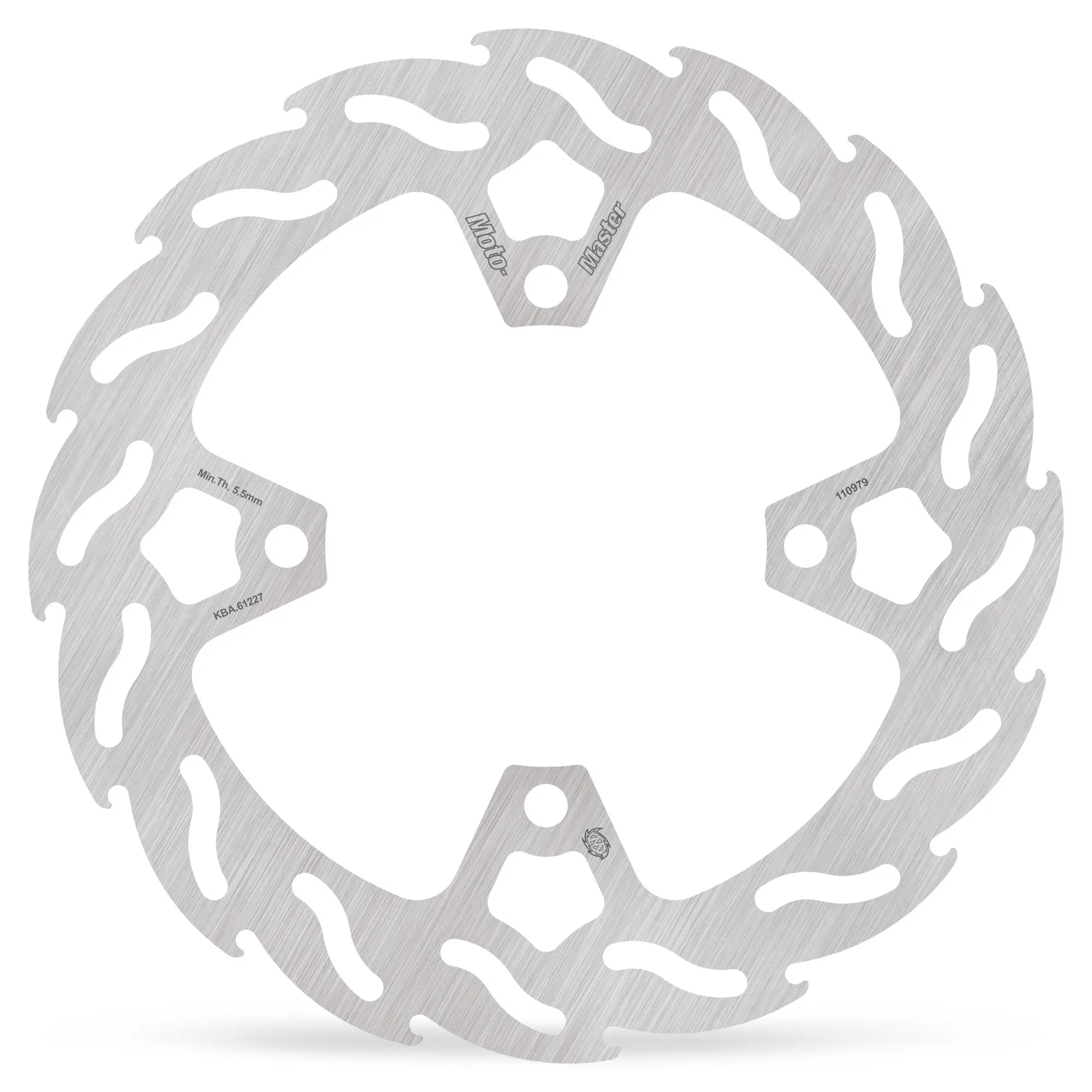 Moto-master Flame Fixed Brake Rotor For Harley-davidson - Rear